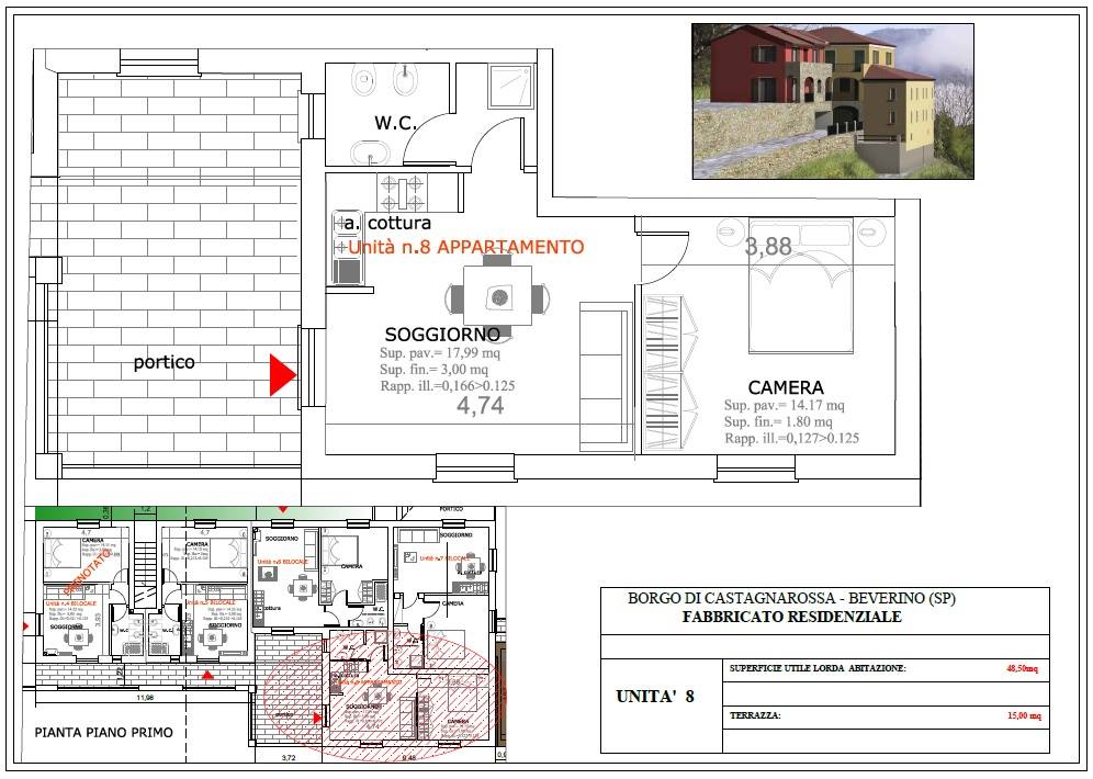Appartamento a Beverino con 2 locali di 50 m2 - Foto