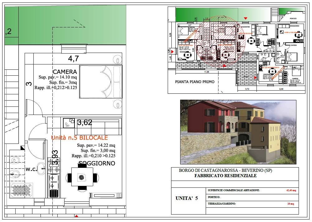 Appartamento a Beverino con 2 locali di 50 m2 - Foto