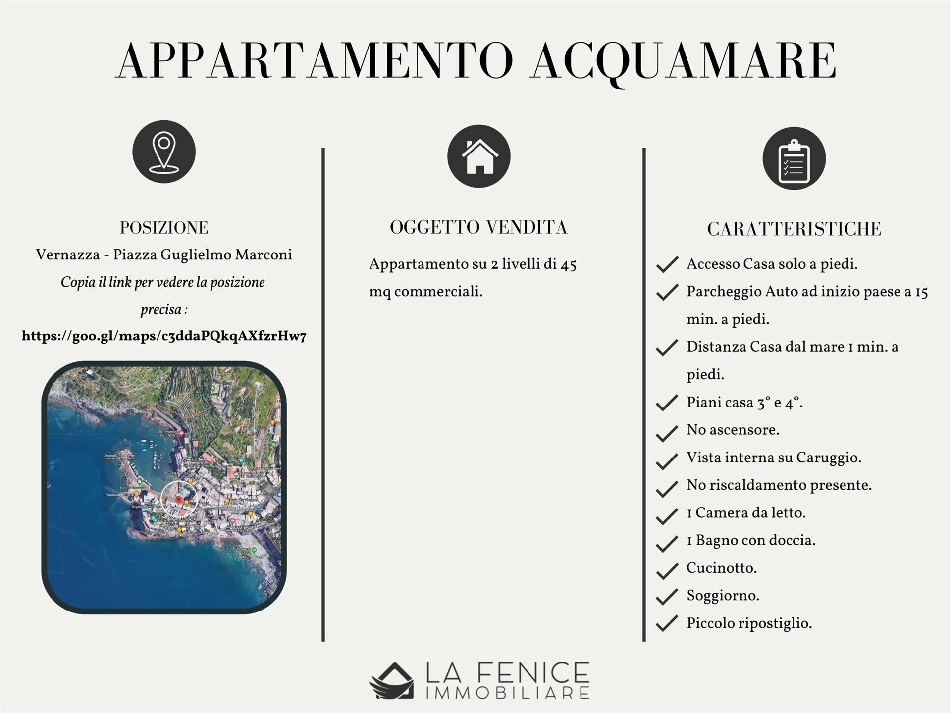 Appartamento a Vernazza con 3 locali di 45 m2 - Foto Appartamento a Vernazza con 3 locali di 45 m2 - Foto