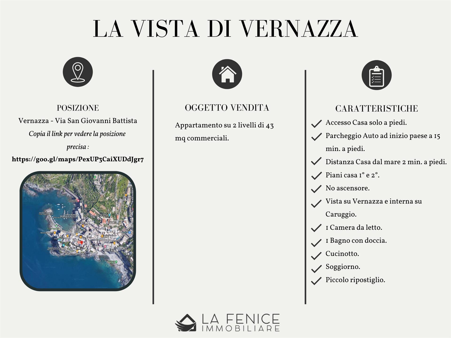 Appartamento a Vernazza con 4 locali di 43 m2 - Foto