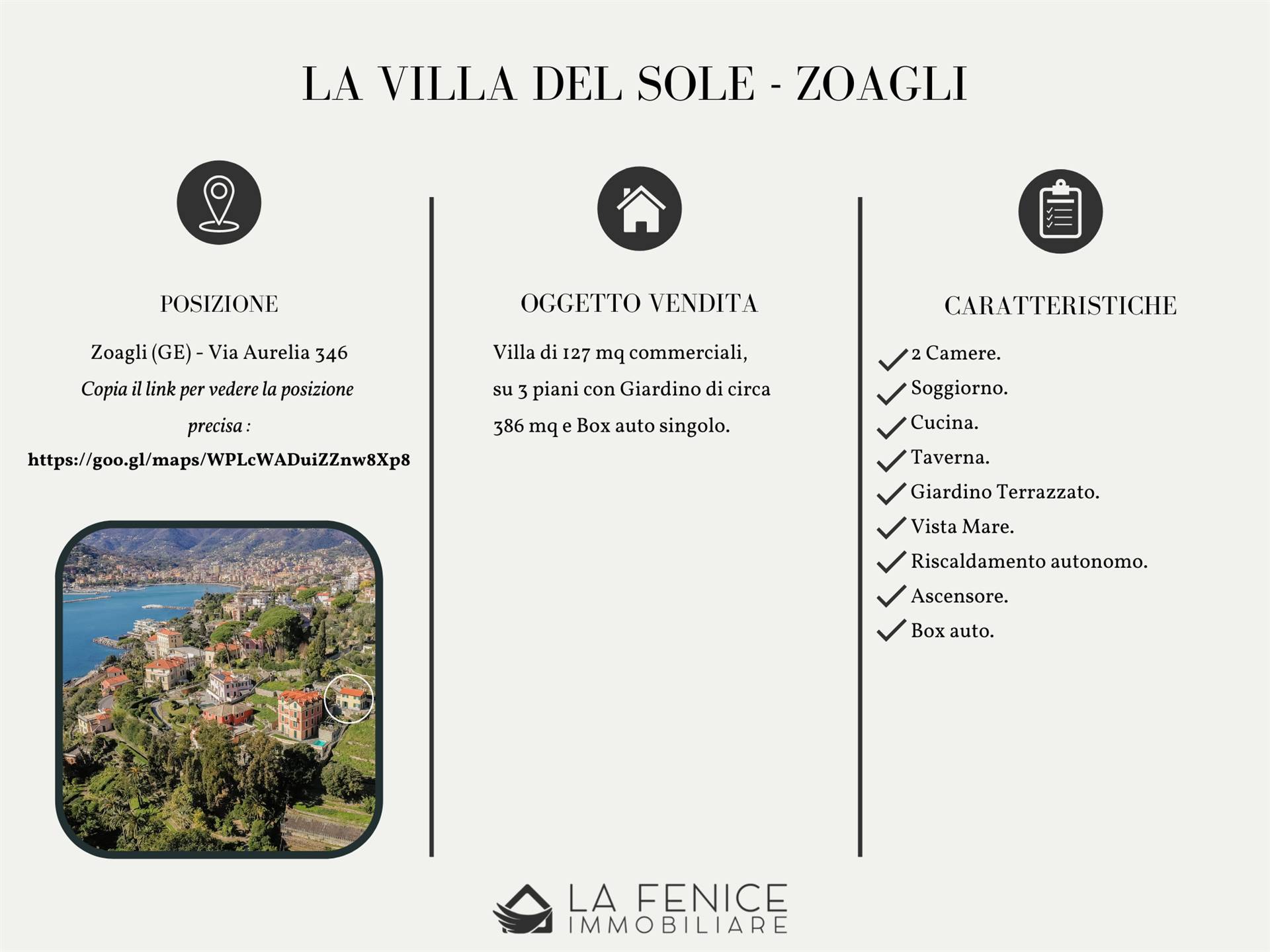 Villa a Zoagli con 6 locali di 127 m2 - Foto