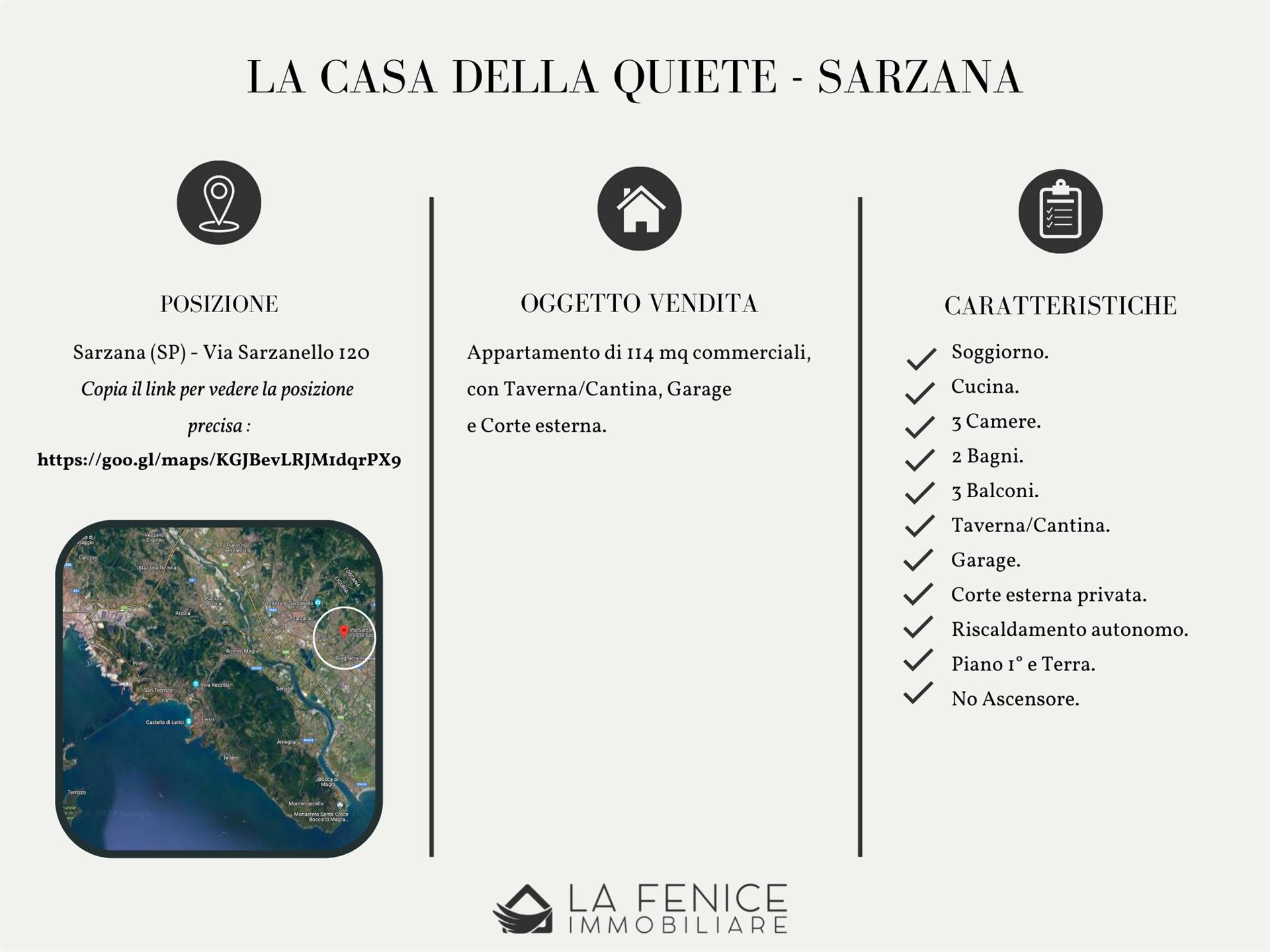 Appartamento a Sarzana con 5 locali di 114 m2 - Foto