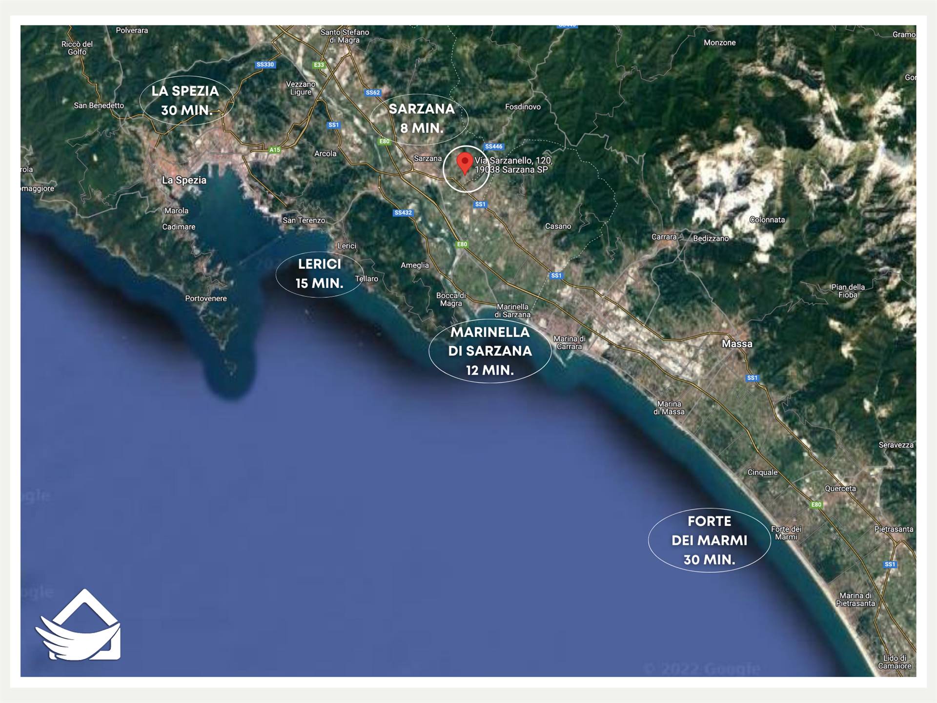 Appartamento a Sarzana con 5 locali di 114 m2 - Foto