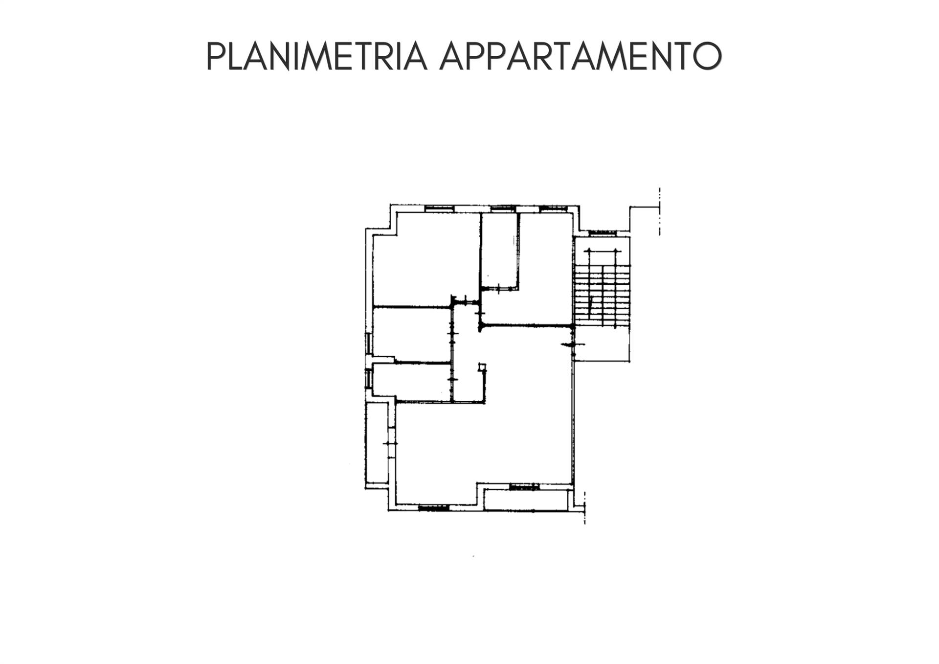 Appartamento a Lerici con 4 locali di 113 m2 - PLANIMETRIA