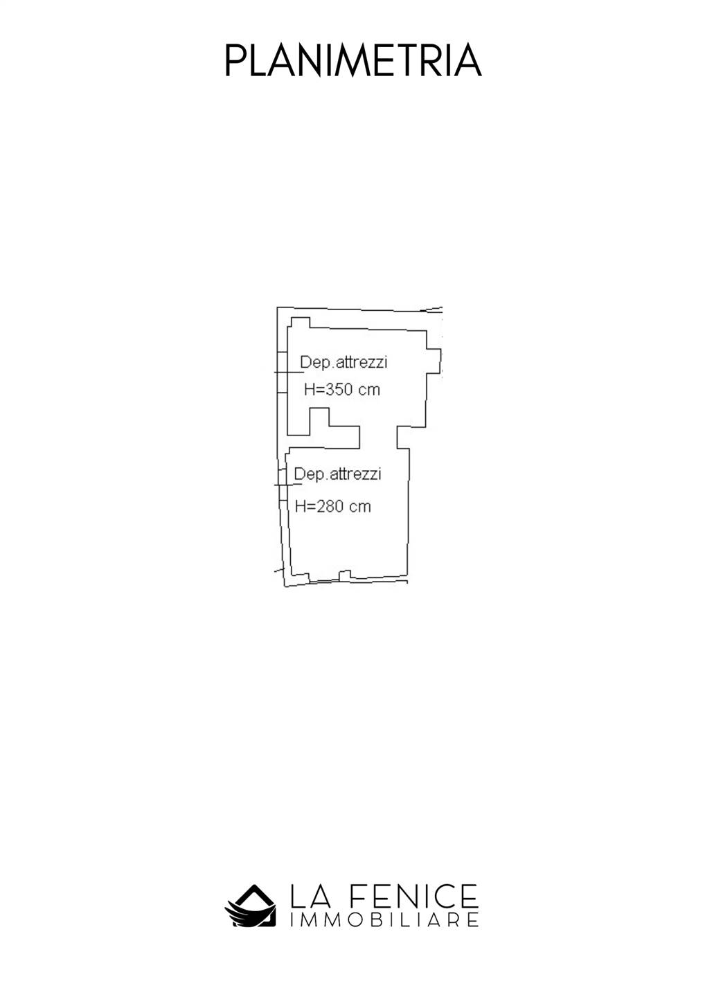 Rustico casale a Riomaggiore con 3 locali di 40 m2 - PLANIMETRIA RUSTICO