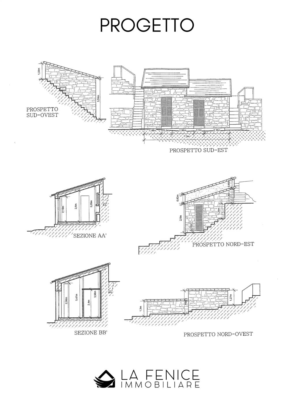 Rustico casale a Riomaggiore con 3 locali di 40 m2 - PROGETTO RISTRUTTURAZIONE RUSTICO