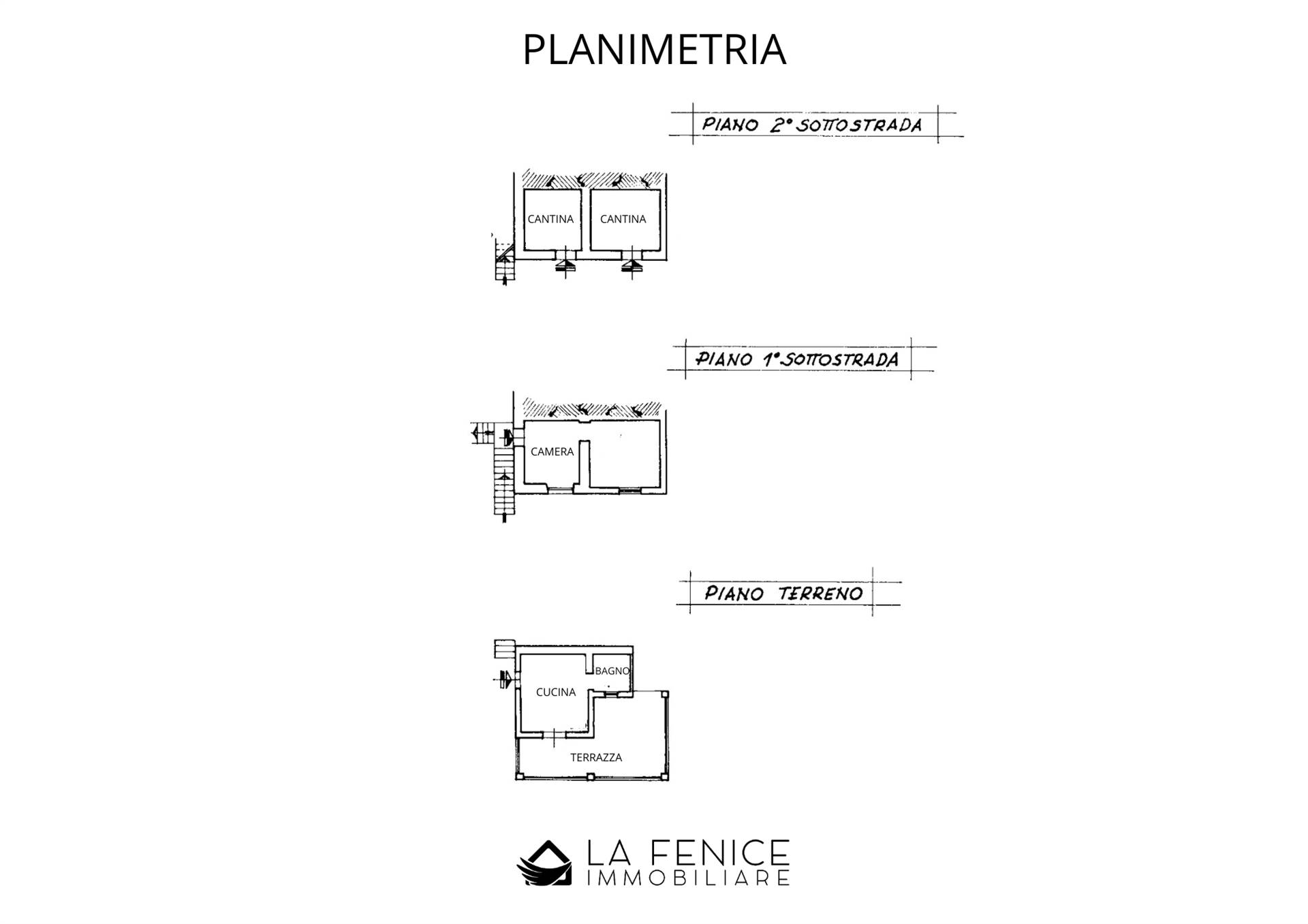 Rustico casale a Riomaggiore con 4 locali di 70 m2 - PLANIMETRIA