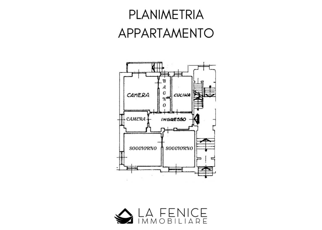 Appartamento a Torino con 6 locali di 130 m2 - PLANIMETRIA APPARTAMENTO 