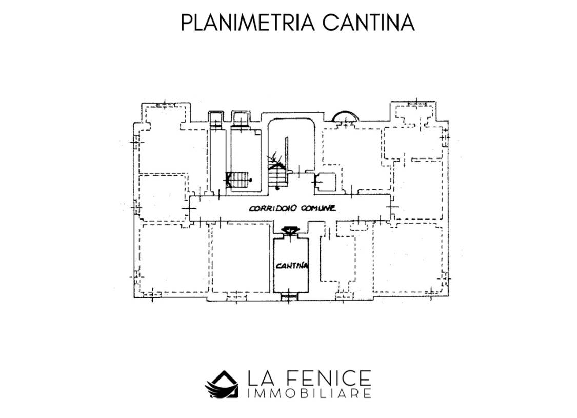 Appartamento a Torino con 6 locali di 130 m2 - PLANIMETRIA CANTINA