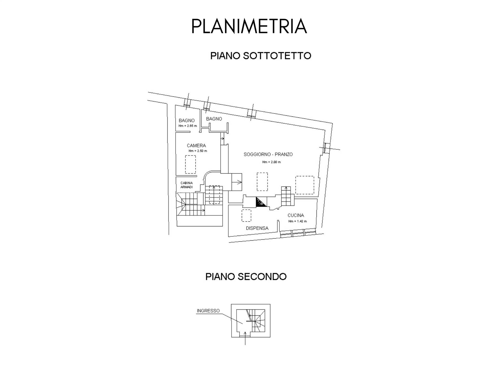 Mansarda a Piacenza con 6 locali di 109 m2 - Foto