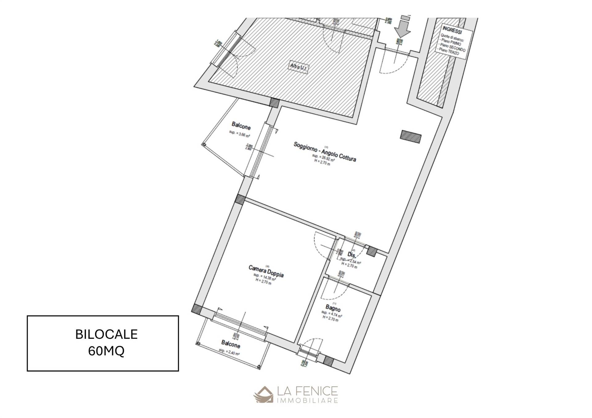 Appartamento a La spezia con 2 locali di 45 m2 - Foto Appartamento a La spezia con 2 locali di 45 m2 - Foto