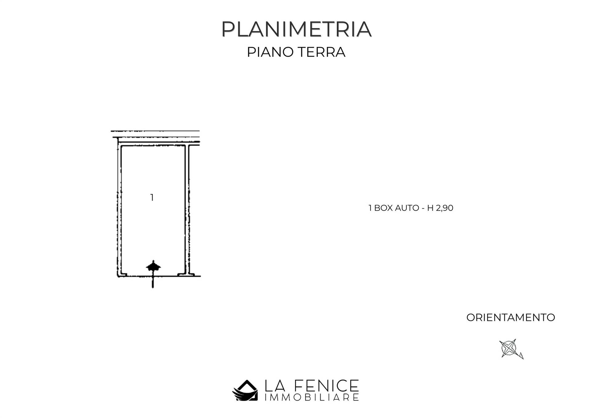 Appartamento a Pignone con 2 locali di 64 m2 - PLANIMETRIA BOX AUTO Appartamento a Pignone con 2 locali di 64 m2 - PLANIMETRIA BOX AUTO