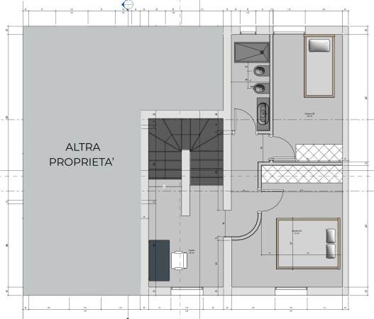 Appartamento a La spezia con 8 locali di 210 m2 - PLANIMETRIA PIANO PRIMO